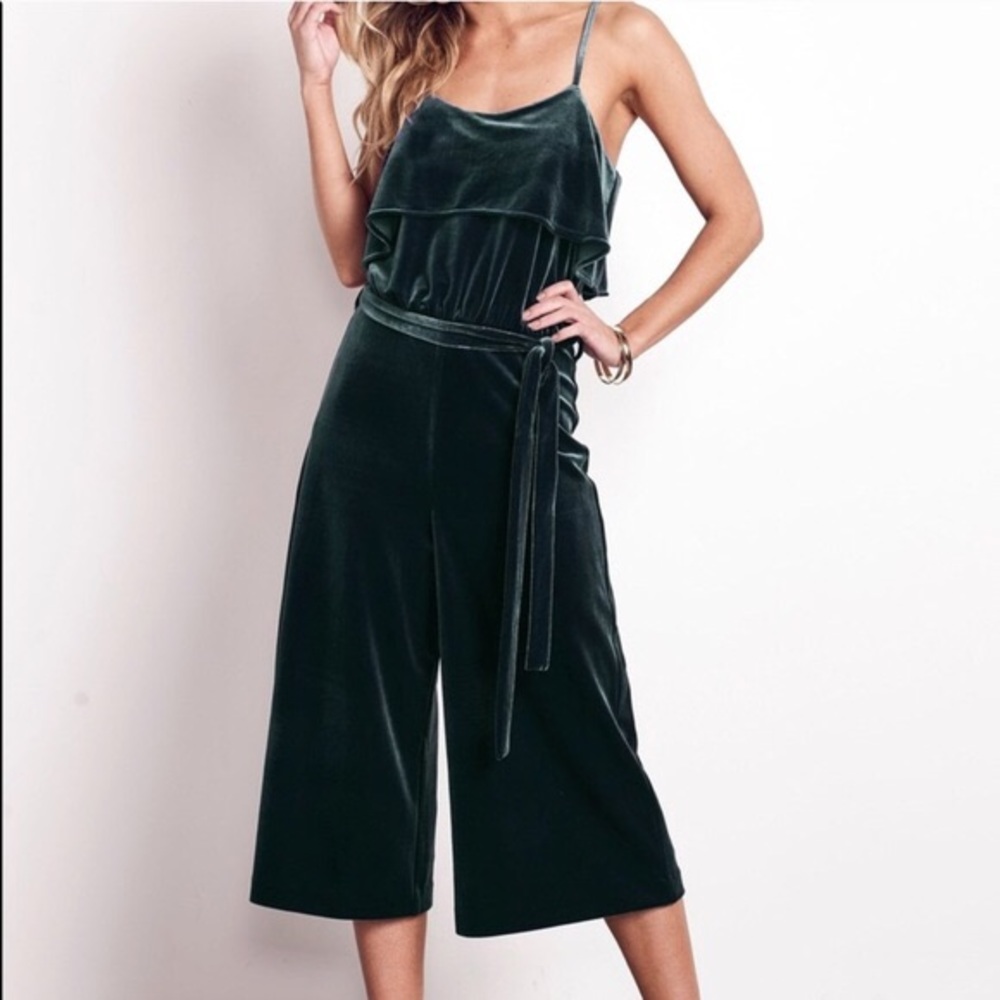 Ali & Jay “Hustle” Velvet Jumpsuit